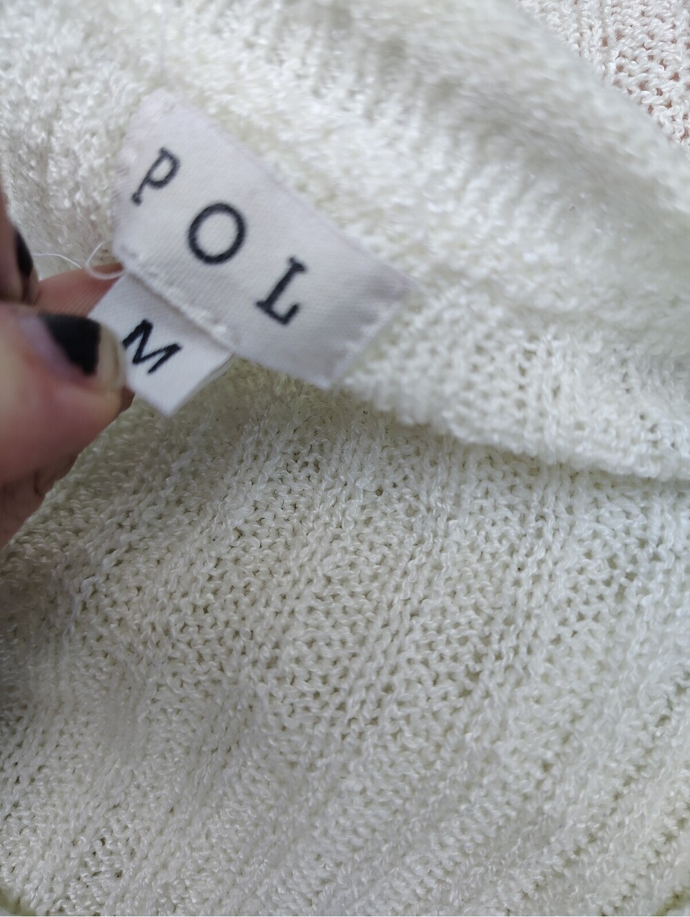 Pol Distressed Ripped Sweater Top - Picture 5 of 8